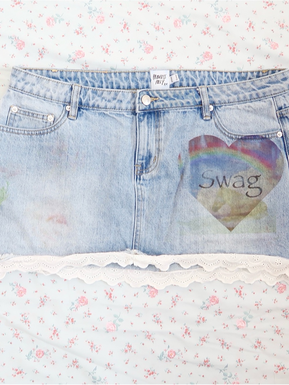 Princess Polly Light Blue Denim Piece